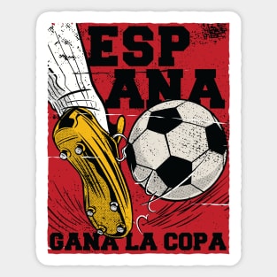 Espana Gana la Copa // Spain Win the Cup Sticker